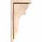 Ekena Millwork New Brighton Smooth Corbel w/Backplate, Douglas Fir, 7 1/2"W x 8"D x 16"H COR08X08X16NEB01SDF - alternate 2